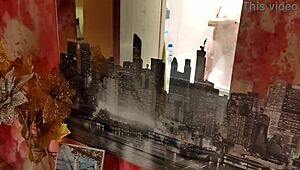 I caugh my gf, she's so hot!