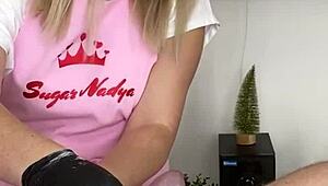 damn! spontaneous client ejaculations during waxing with mrs sugarnadya’s magic touch!