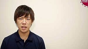 Japanese gay boy kazuya explores desires