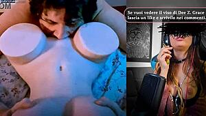 Dee Z Grace Reveals Horny Voice of Big-Titted Britney in Italian Dialogues - Tantaly