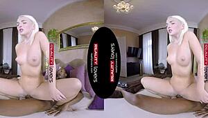 realitylovers black on blonde vr with blowjob and doggystyle