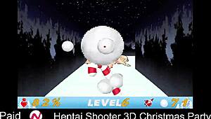 Hentai Shooter 3D Christmas Party! Unbelievable Anime Action