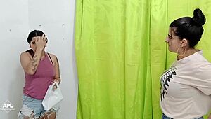 horny mother-in-law licks her stepdaughter's pussy until she squirts