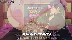 Giant MILF Maid Sucks Whole Body In Hentai