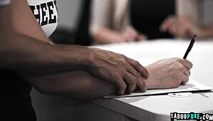 man, ricky spanish drilled student sophia burns, taking her virginity with intense assfucking