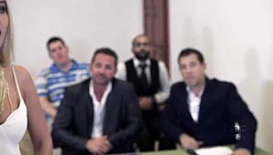 Xxx Justice with Judge Ordering Hot Group Sex and DP