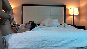 Fucking That Hot Tatted Petite 18+ Beauty In Missionary Position