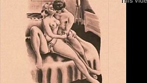 Vintage erotic illustrations