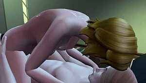 Delivery boy gets unexpected blowjob in anime