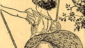 Hey, vintage illustration with erotic cartoon vibes! 😊