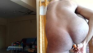 i can't stop butt fucking with a carrot, feels so wild