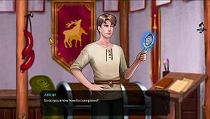 What a legend part 4, arm wrestling with a muscular redhead.