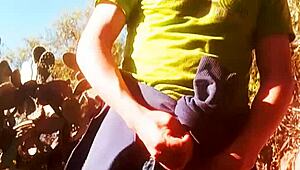 Boy Feels Intense Pleasure While Masturbating Alone in His Room