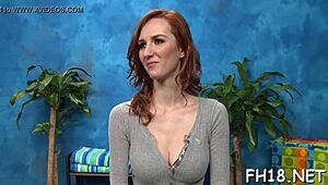 Hegre Massage Turns Into Oiled Blowjob