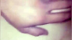 hot wife masturbates with dildo and fingers