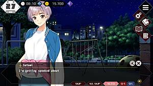 doukyuusei satomi's events and ending with short hair asian student