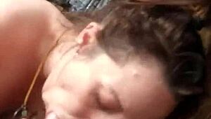 Amateurs explore deepthroat and handjob techniques