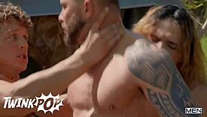 i watched the gods battle turn into a wild orgy with tyler berg and malik delgaty