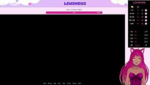 hey, vtuber lewdneko is playing harem hotel with bdsm creampie and anal bunny fun