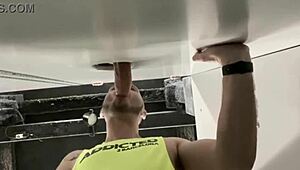 Gay gloryhole blowjobs compilation