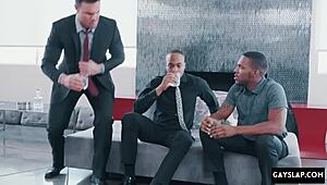 Hot Black Gay Sex Threesome Emotions