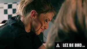 Damn, Tommy King rough strap-on bangs Octavia Red at work!