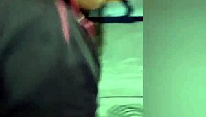 Cousin tricked into homemade blowjob and cumshot