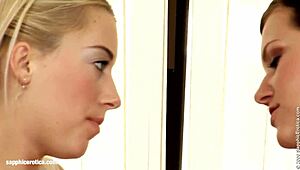 sensual afternoon lesbian cheating with fingering