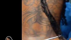 Gogo fukme dances in oiled stockings and heels