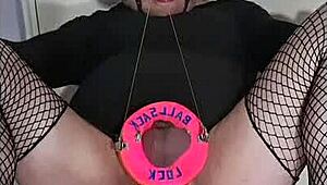 Crossdressing sissy explores self in gay bdsm scene