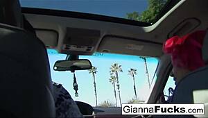 Babes Gianna and Pinky Team Up to Tease and Please a Cock