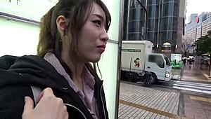 Check Out This Stunning Japanese Babe Bent Over for Wild Action