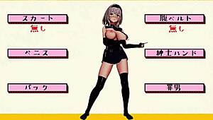 Hololive characters perform energetic poke dances in 3D cartoon style.