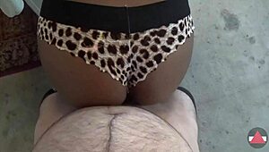 Pov panty creampies with a fetish twist for thrill