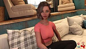 a petal among thorns 2 in the game with petite teen in skirt