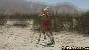 real lesbos flash their bubble butts outside, it was so hot and homemade 😍