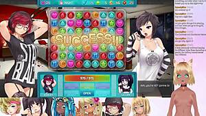Vtuber Lewdneko Experiences Emotional Group Play in Huniepop 2 Double Date