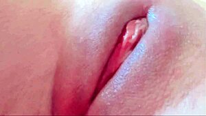 Young Fresh Teen Rubs Tight Pussy in Close-Up Until She Cums Hard