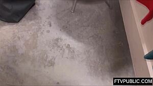 check out these latina tits and ass flashing public