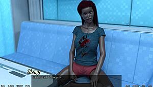 stranded in space 134, busty ebony bride is totally pissed at me.