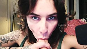 Dildo Blowjob Mastery by Stunning Flowerava Behind Scenes