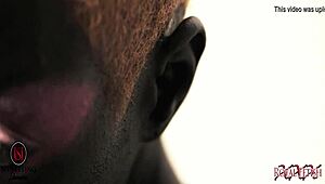 Mile High Club By King Noire With Ripped Clothes And Ebony Striptease At Night Club