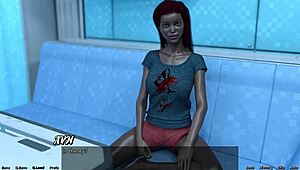 stranded in space 134, busty ebony bride is totally pissed at me.