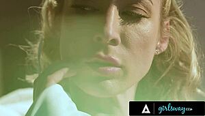 Hey, Petite Blonde Coco Lovelock, How’s That Hard Pussy Fingering While Laundry Waits?