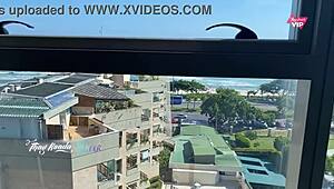 my bbc friend fucked me hard, cuckold husband watched!