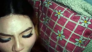 La novia de mi hermano entró a mi cuarto para que me corriera en su culo!