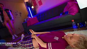 Hey, isn’t this sissy’s belly cumshot just insanely hot?