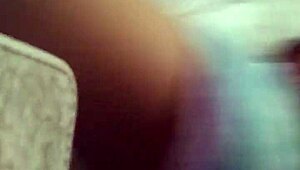 Husband fingering tight pussy and ass of nerdy brunette wife 😍