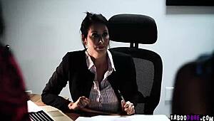 hot lesbian threesome sex with sexy teen and mature milf!