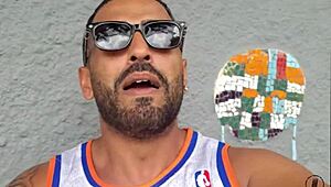 angel baronesa in red lingerie